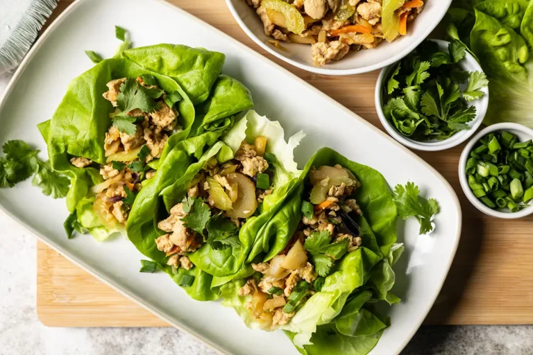 AIP Chicken Lettuce Wraps