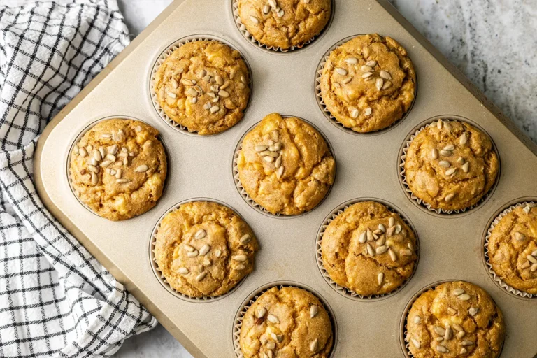 AIP Modified Banana Muffins with Sunflowers